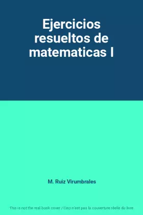 Couverture du produit · Ejercicios resueltos de matematicas I