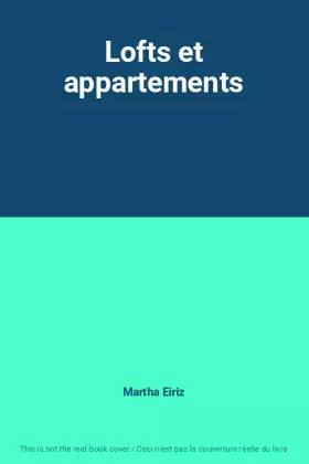 Couverture du produit · Lofts et appartements