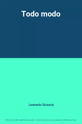 Couverture du produit · Todo modo