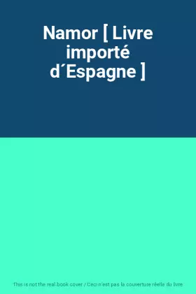 Couverture du produit · Namor [ Livre importé d´Espagne ]