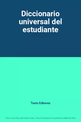 Couverture du produit · Diccionario universal del estudiante