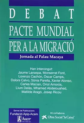 Couverture du produit · Pacte Mundial Per A La Migració