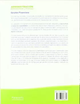 Couverture du produit · Gestión financiera (Administración)