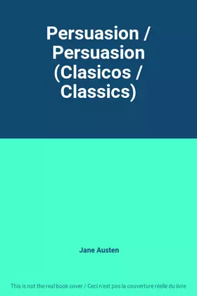 Couverture du produit · Persuasion / Persuasion (Clasicos / Classics)