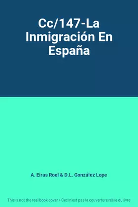 Couverture du produit · Cc/147-La Inmigración En España