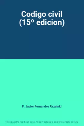 Couverture du produit · Codigo civil (15º edicion)