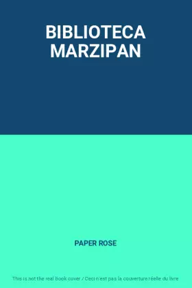 Couverture du produit · BIBLIOTECA MARZIPAN