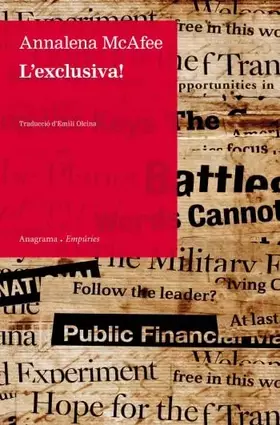 Couverture du produit · L'exclusiva (ANAGRAMA/EMPURIES)