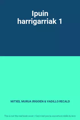Couverture du produit · Ipuin harrigarriak 1