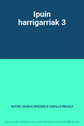 Couverture du produit · Ipuin harrigarriak 3