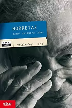 Couverture du produit · Horretaz: 12 (Eztabaida)