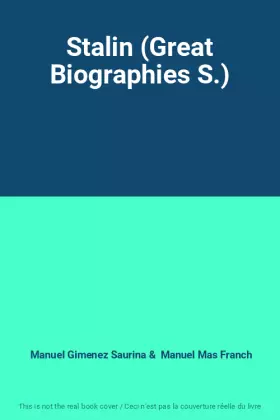 Couverture du produit · Stalin (Great Biographies S.)