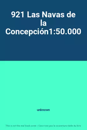 Couverture du produit · 921 Las Navas de la Concepción1:50.000