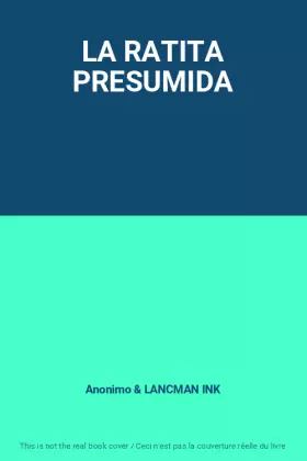 Couverture du produit · LA RATITA PRESUMIDA
