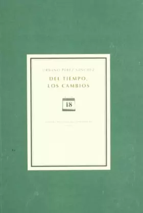 Couverture du produit · Del tiempo, los cambios