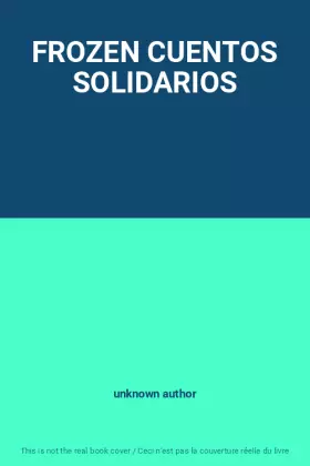 Couverture du produit · FROZEN CUENTOS SOLIDARIOS