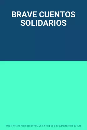 Couverture du produit · BRAVE CUENTOS SOLIDARIOS