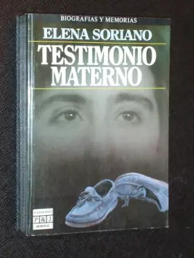 Couverture du produit · Testimonio materno/ Maternal Testimony