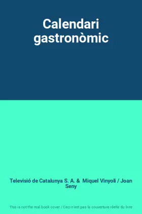 Couverture du produit · Calendari gastronòmic