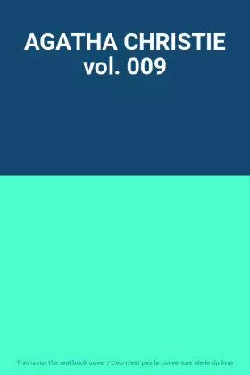 Couverture du produit · AGATHA CHRISTIE vol. 009