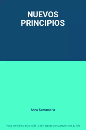 Couverture du produit · NUEVOS PRINCIPIOS