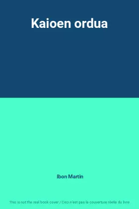 Couverture du produit · Kaioen ordua