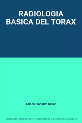 Couverture du produit · RADIOLOGIA BASICA DEL TORAX