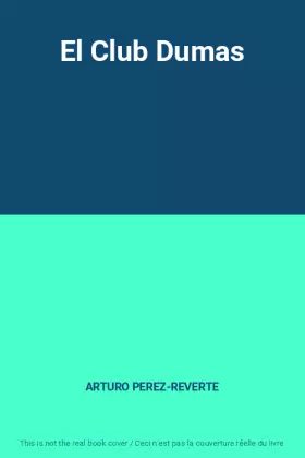 Couverture du produit · El Club Dumas
