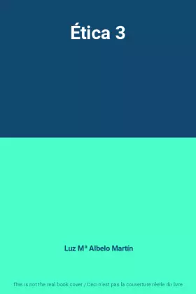 Couverture du produit · Ética 3