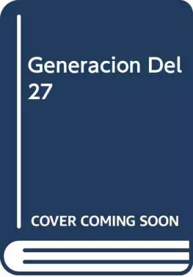 Couverture du produit · Generacion Del 27