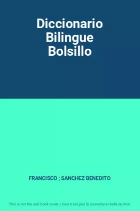 Couverture du produit · Diccionario Bilingue Bolsillo