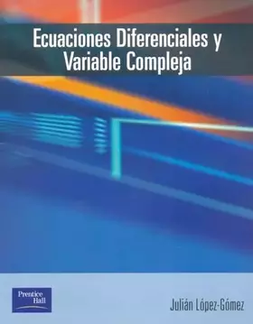 Couverture du produit · Ecuaciones diferenciales y variable compleja