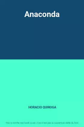 Couverture du produit · Anaconda