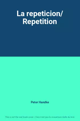 Couverture du produit · La repeticion/ Repetition