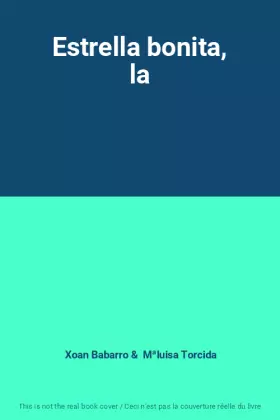 Couverture du produit · Estrella bonita, la