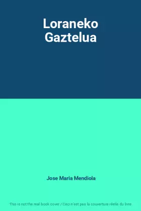 Couverture du produit · Loraneko Gaztelua