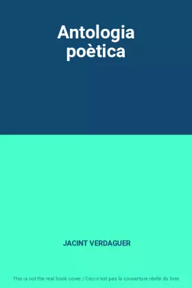 Couverture du produit · Antologia poètica