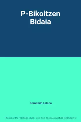 Couverture du produit · P-Bikoitzen Bidaia
