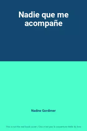 Couverture du produit · Nadie que me acompañe