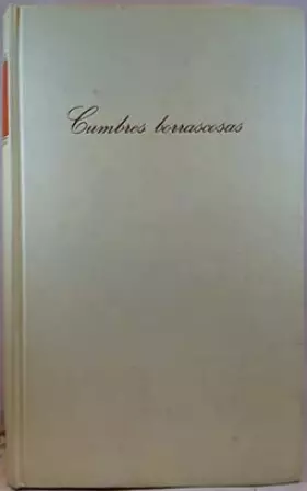 Couverture du produit · CUMBRES BORRASCOSAS