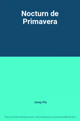 Couverture du produit · Nocturn de Primavera