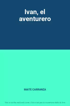 Couverture du produit · Ivan, el aventurero