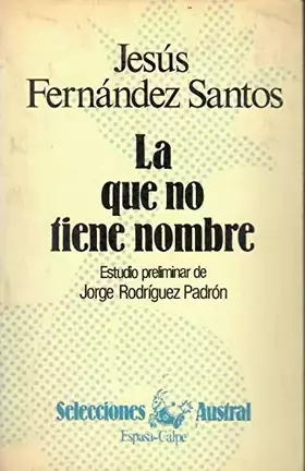 Couverture du produit · LA QUE NO TIENE NOMBRE.