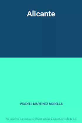 Couverture du produit · Alicante