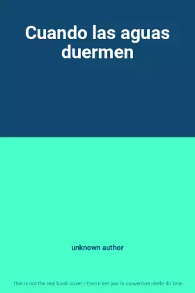 Couverture du produit · Cuando las aguas duermen