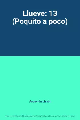 Couverture du produit · Llueve: 13 (Poquito a poco)