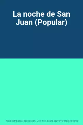 Couverture du produit · La noche de San Juan (Popular)
