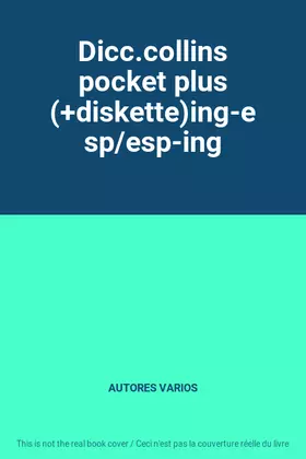 Couverture du produit · Dicc.collins pocket plus (+diskette)ing-esp/esp-ing