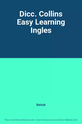 Couverture du produit · Dicc. Collins Easy Learning Ingles