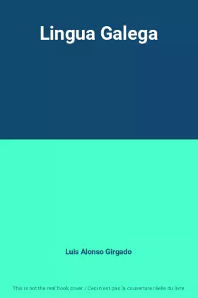 Couverture du produit · Lingua Galega
